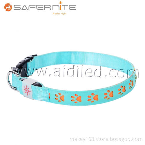 Free Sample Wholesale Led Light-Up Pet Dog Collar